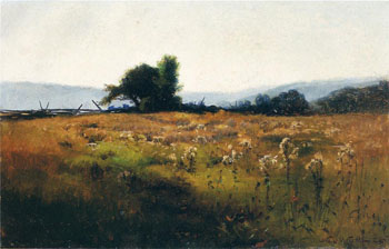 Mountain View from High Field 1877 - Willard Leroy Metcalfe reproduction oil painting