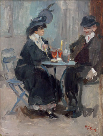 Olieverf Op Doek - Isaac Israels reproduction oil painting