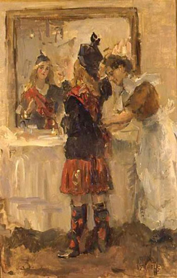 Scottish Dance - Isaac Israels reproduction oil painting