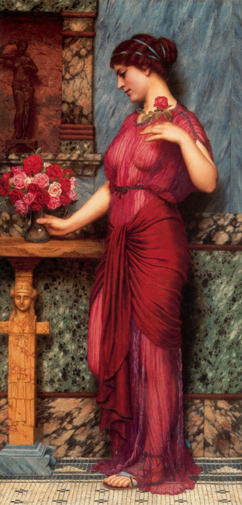 An Offering to Venus 1912 - John William Godward reproduction oil painting