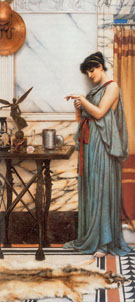 His Birthday Gift 1889 - John William Godward