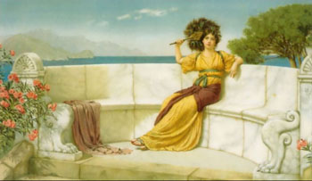 In The Prime of the Summer Time 1915 - John William Godward reproduction oil painting