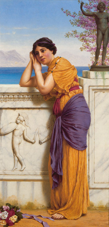 Rich Gifts Wax Poor When Lovers Prove Unkind 1916 - John William Godward reproduction oil painting