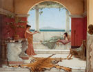 The Sweet Siesta of a Summer Day 1891 - John William Godward reproduction oil painting