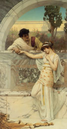 Yes or No 1893 - John William Godward reproduction oil painting