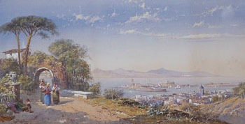 Messina 1884 - Charles Rowbotham reproduction oil painting