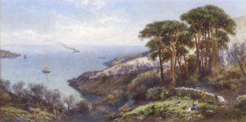 Near Swanage - Charles Rowbotham reproduction oil painting