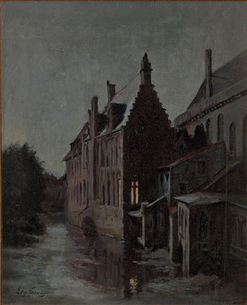 Oud Sint Janshospital - Edgard Farasyn reproduction oil painting