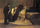 My Models 1888 - Giovanni Segantini reproduction oil painting