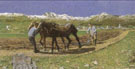 Ploughing - Giovanni Segantini