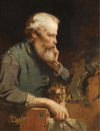 The Inventor - John Ritchie reproduction oil painting