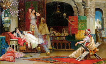 In the Harem A - Juan Gimenez Martin reproduction oil painting