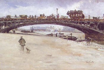 Le Pont de Carrousel - Siebe Johannes Ten Cate reproduction oil painting