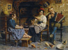 A Musical Serenade - Eugenio Zampighi reproduction oil painting