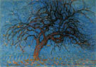 Evening Red Tree 1908 - Piet Mondrian reproduction oil painting