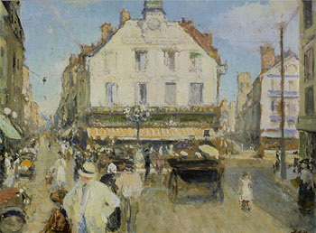 Le Puits Sale A Dieppe - Jacques Emile Blanche reproduction oil painting