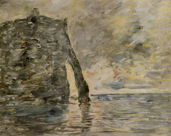 Falaises A Etretat - Eugene Boudin reproduction oil painting