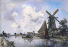 Canal Pres de Rotterdam 1867 - Johan Barthold Jongkind