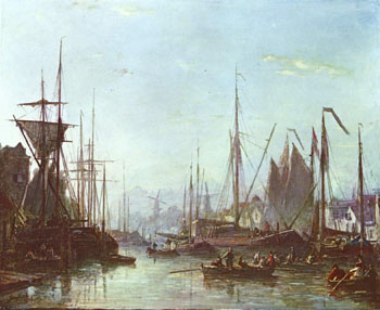 Rotterdam A - Johan Barthold Jongkind reproduction oil painting