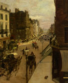 A Street Scene in London - Jacques Emile Blanche reproduction oil painting
