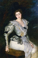 Portrait of a Barrone in Louis XVI Costume - Jacques Emile Blanche
