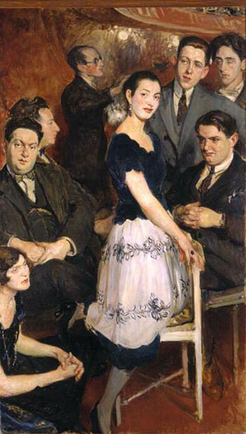 The Group of Six - Jacques Emile Blanche reproduction oil painting