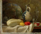 Still Life with a Cucumber and a Pitcher 1847 - Adolf Felix Cals