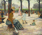 Luxembourg Square - Emile Schuffenecker reproduction oil painting