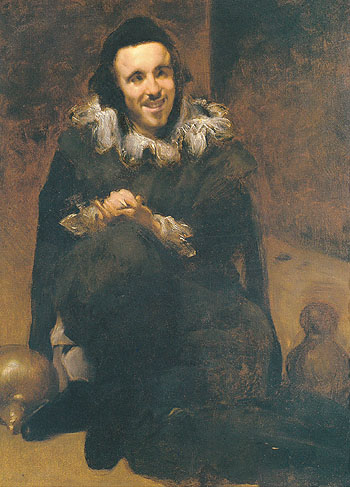 Buffoon Juande Calabazas after Valazquez 1879 - John Singer Sargent reproduction oil painting