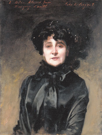 Portrait of Madame Allouard Jouan 1884 - John Singer Sargent reproduction oil painting