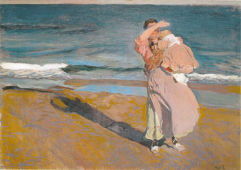 Fisherwoman with Her Son Valencia 1908 - Joaquin Sorolla reproduction oil painting
