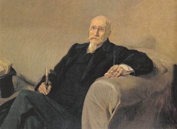 Portrait of Echegaray 1905 - Joaquin Sorolla reproduction oil painting
