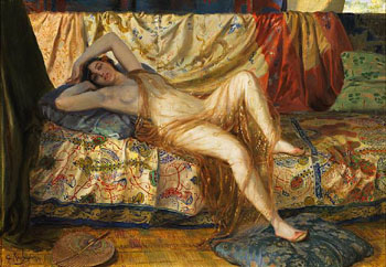 Odalisque - Georges Antoine Rochegrosse reproduction oil painting