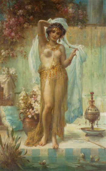 Dancing Beauty - Hans Zatzka reproduction oil painting