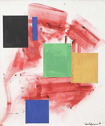 Polyhymnia 1963 - Hans Hofmann reproduction oil painting