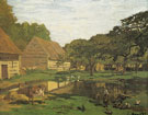 Farm in Normandy 1863 - Claude Monet
