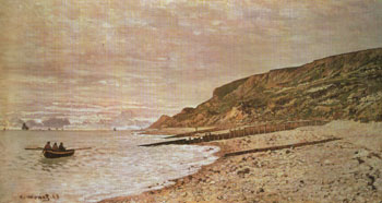 Cape of La Heve 1864 - Claude Monet reproduction oil painting