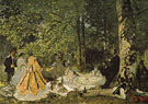 Dejeuner sur I Herbe 1865 - Claude Monet