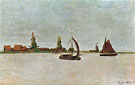 The Voorzaan at Zaandam 1871 - Claude Monet reproduction oil painting