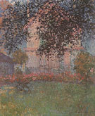 Monets House at Argenteuil 1876 - Claude Monet reproduction oil painting