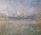 Vetheuil in the Fog 1879 - Claude Monet reproduction oil painting