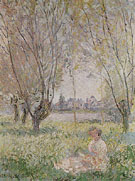 Woman Seated under the Willows 1880 - Claude Monet