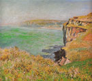 Cliff at Varengeville 1882 - Claude Monet reproduction oil painting