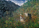 Valley of Sasso Bordighera 1884 - Claude Monet reproduction oil painting