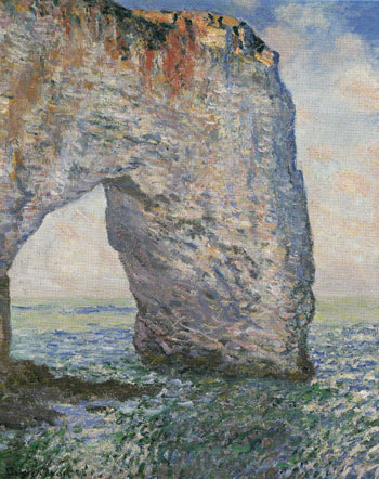 The Manneporte Etretat 1886 - Claude Monet reproduction oil painting