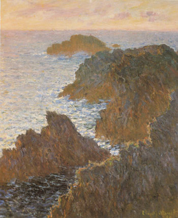 Rocks at Belle Ile 1886 - Claude Monet reproduction oil painting