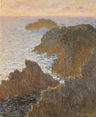 Rocks at Belle Ile 1886 - Claude Monet