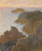 Rocks at Belle Ile 1886 - Claude Monet reproduction oil painting