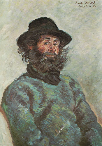 Poly Fisherman at Kervillaouen 1886 - Claude Monet reproduction oil painting