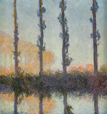 Poplars 1891 - Claude Monet reproduction oil painting